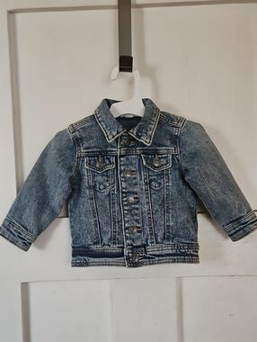 Cat & Jack Light Blue Washed Denim Jacket for Kids